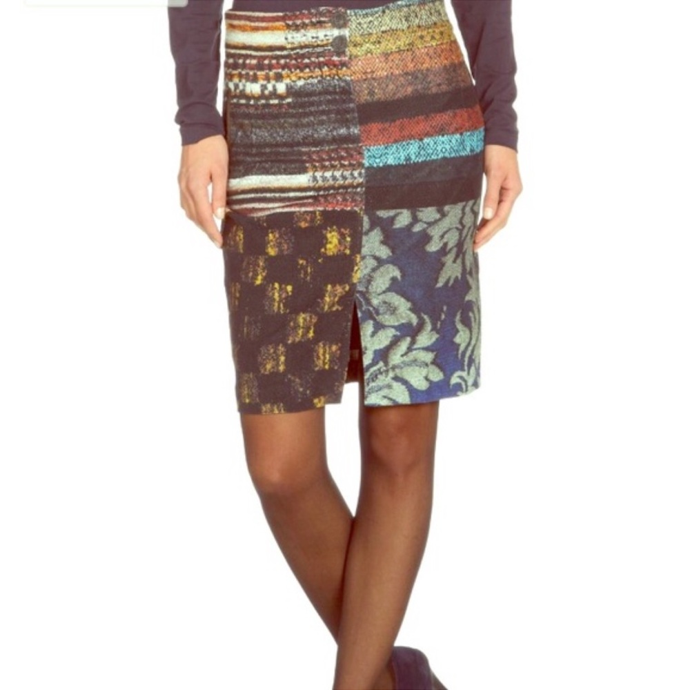 Desigual Mixed Media Pencil Skirt [1507]